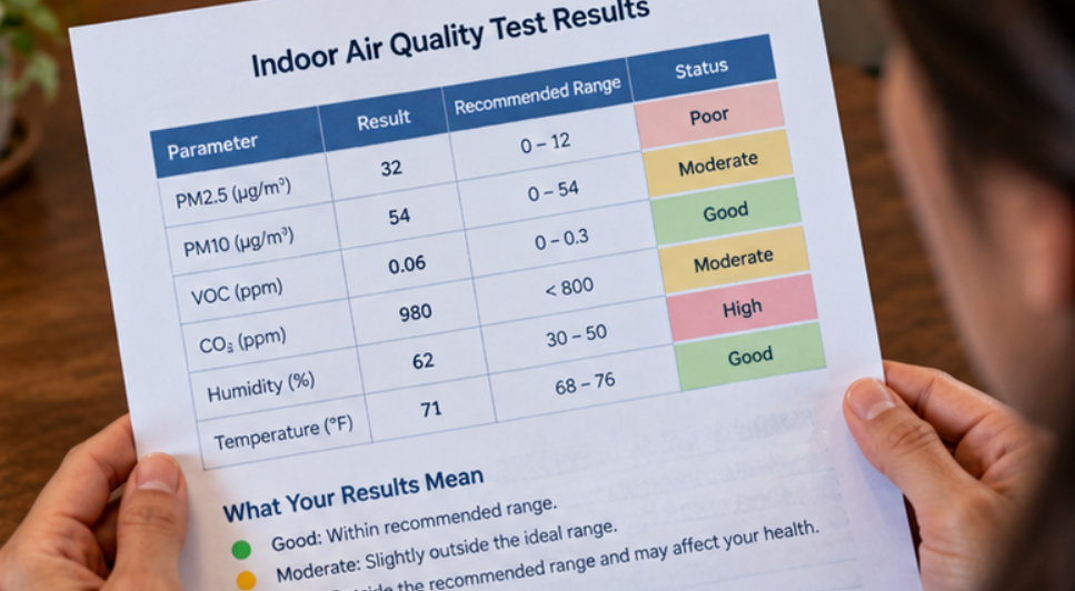 How to Read Your Indoor Air Quality Test Results